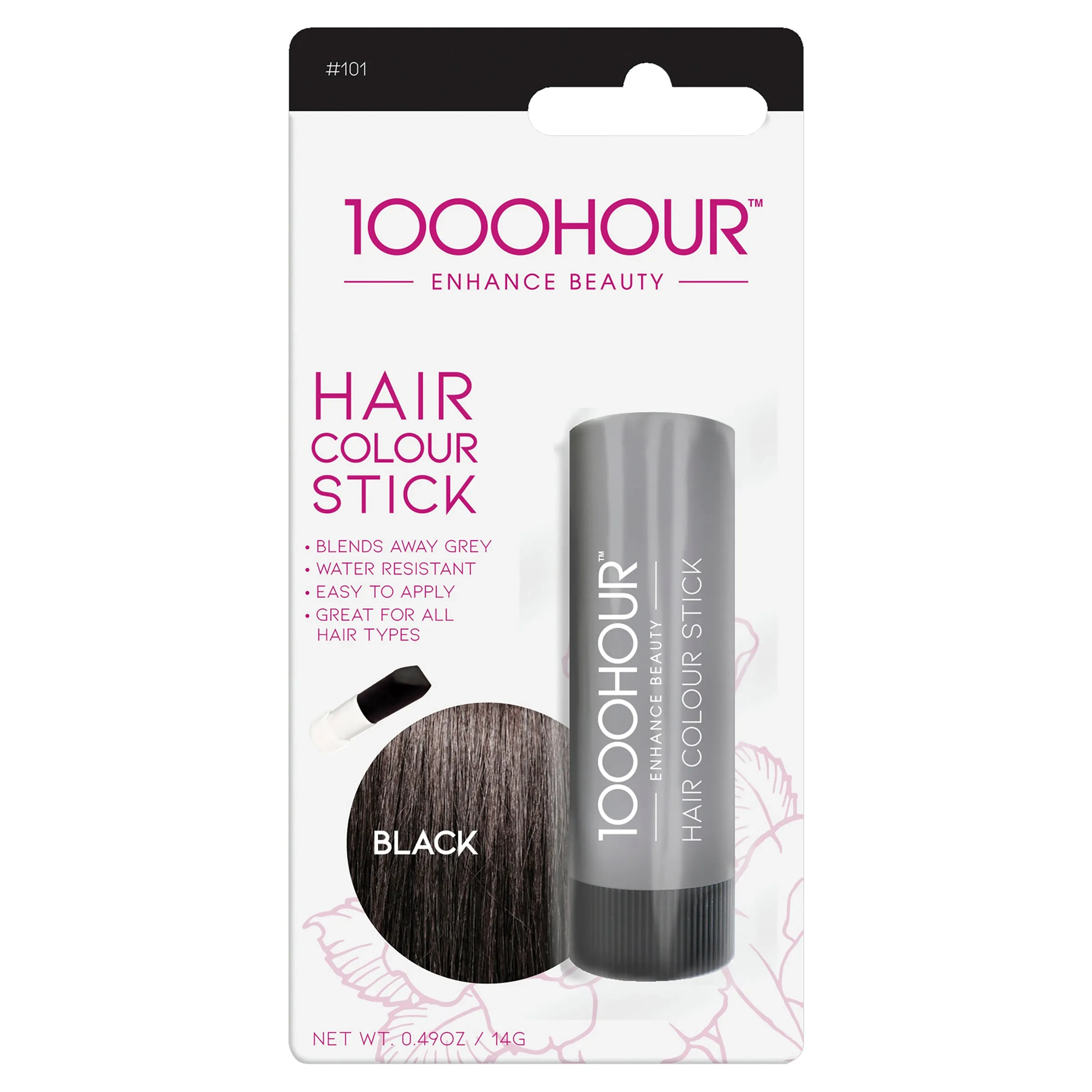 1000HOUR Hair Colour Stick - Black