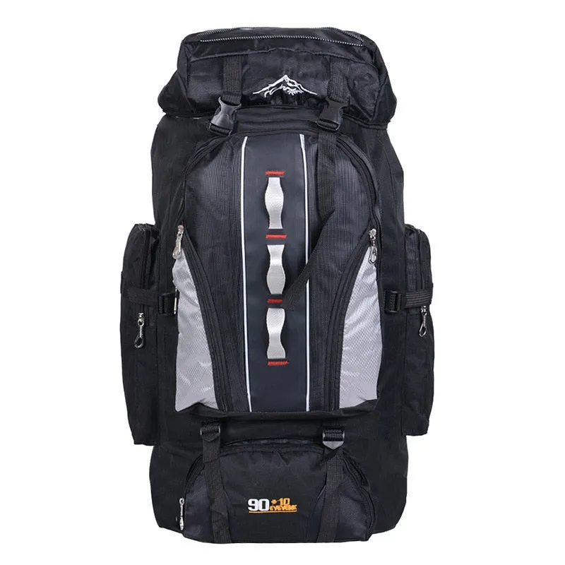 100L Large Capacity Camping Hiking Backpack