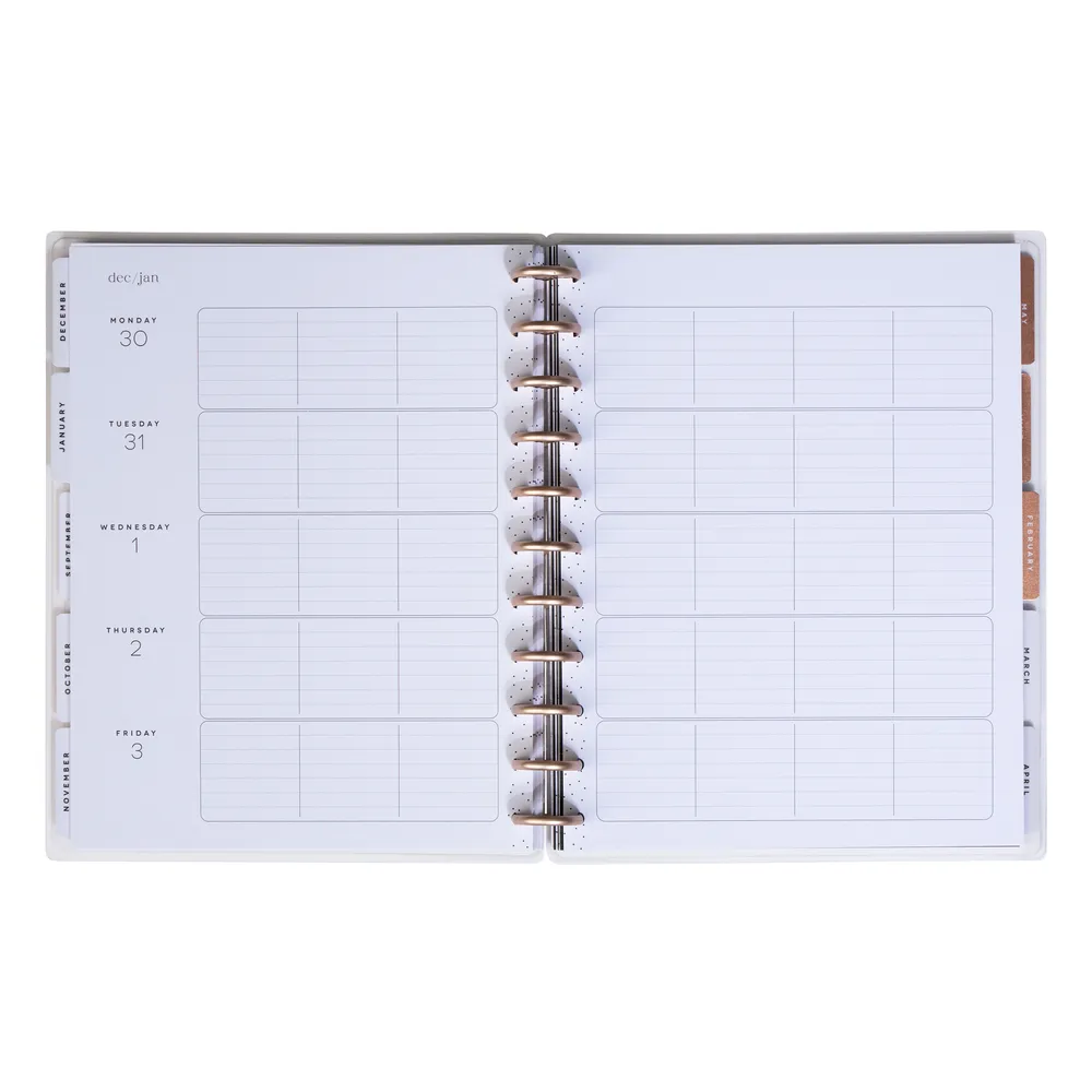 2024 Aesthetique Teacher Happy Planner - Big Teacher Layout - 12 Months