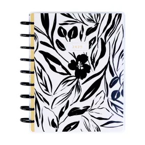 2025 Sketchy Florals Planner - Classic Vertical Layout - 12 Months