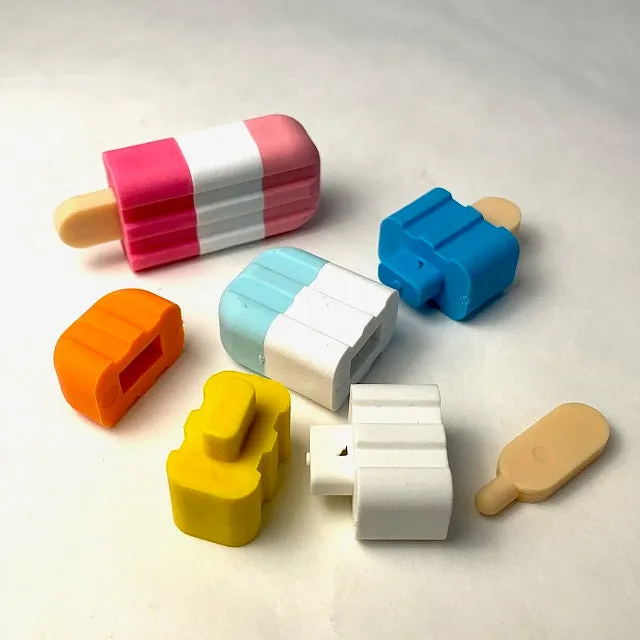 380191 IWAKO ICE CREAM BAR ERASERS-30