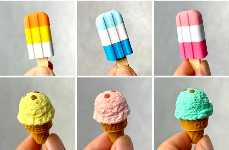 380191 IWAKO ICE CREAM BAR ERASERS-30