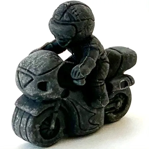 382301 Two Biker Japanese Erasers a bag-30