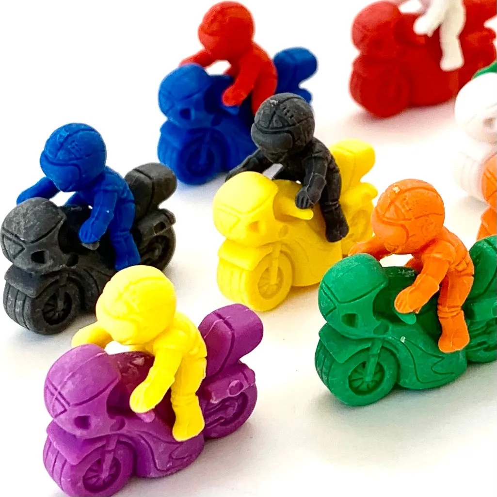 382301 Two Biker Japanese Erasers a bag-30