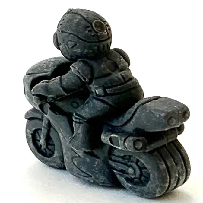 382301 Two Biker Japanese Erasers a bag-30