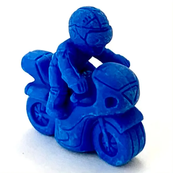 382301 Two Biker Japanese Erasers a bag-30