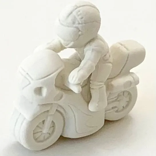 382301 Two Biker Japanese Erasers a bag-30