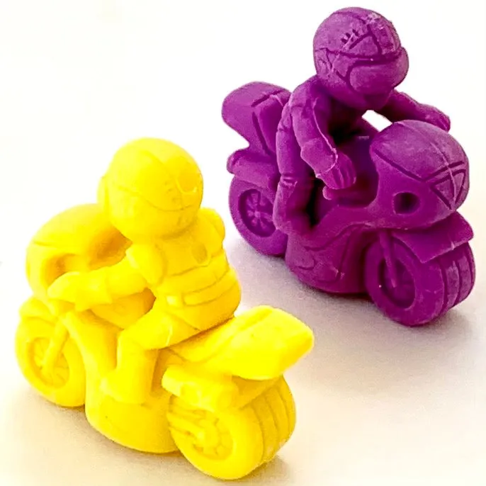 382301 Two Biker Japanese Erasers a bag-30