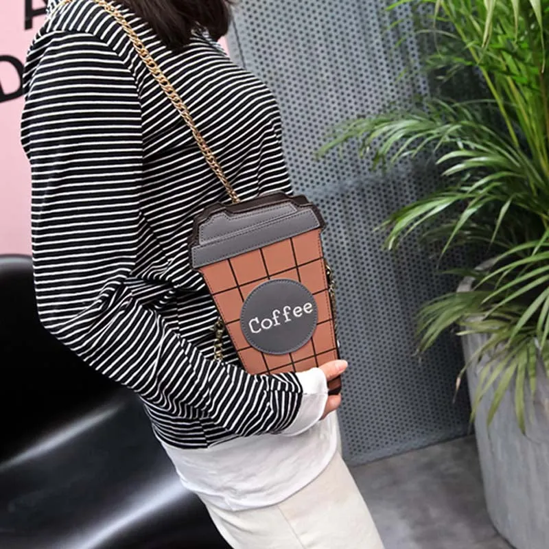 3D coffee chain handbag