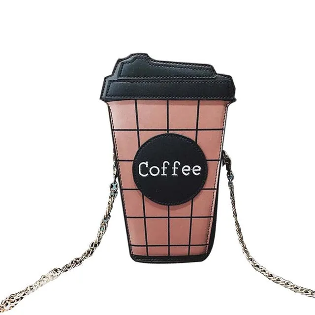 3D coffee chain handbag