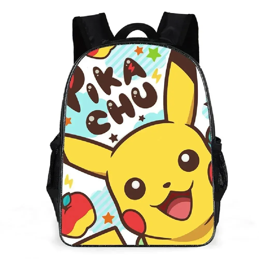 3PC-Set Pikachu Pokémon Backpack