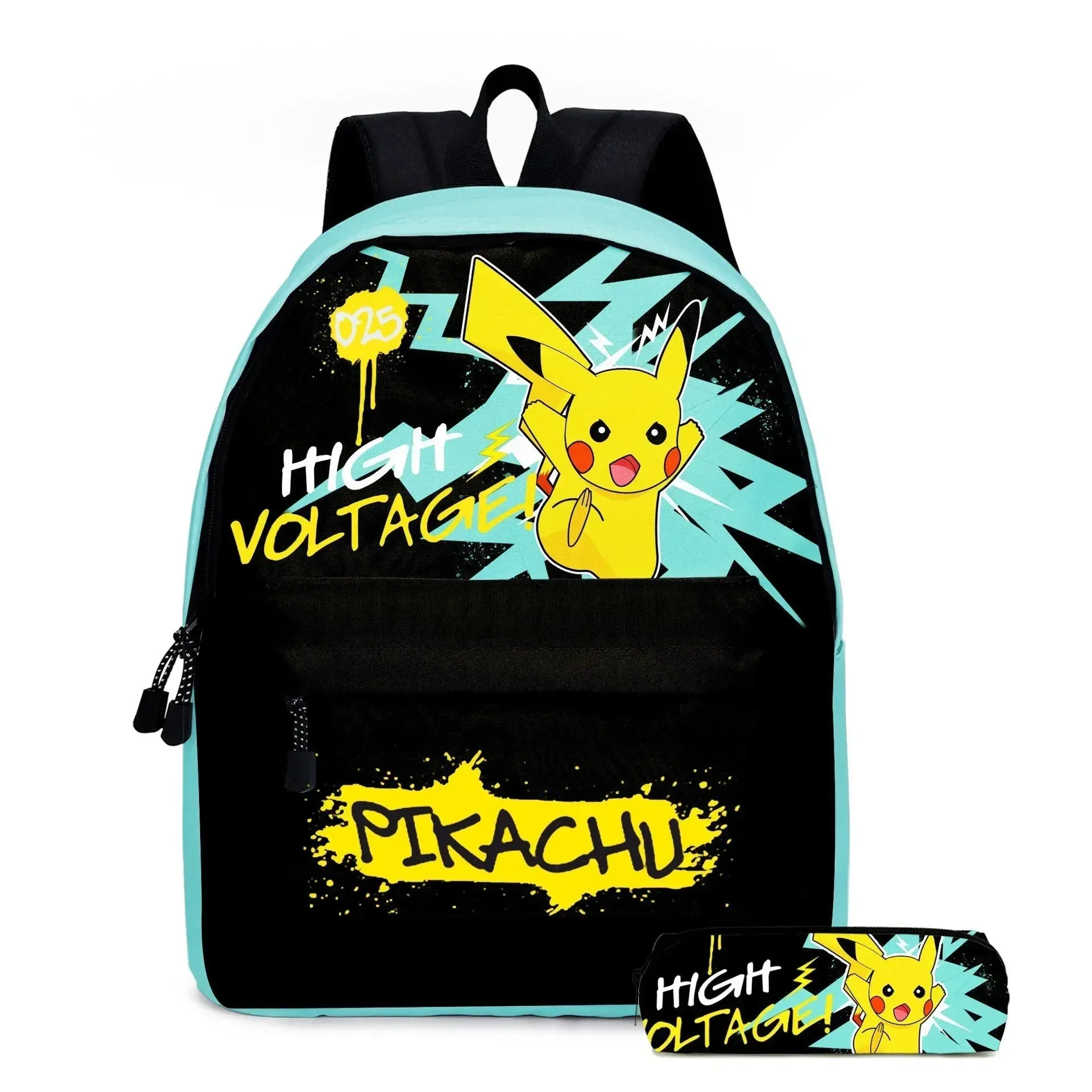 3PC-Set Pikachu Pokémon Backpack