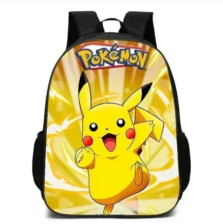 3PC-Set Pikachu Pokémon Backpack