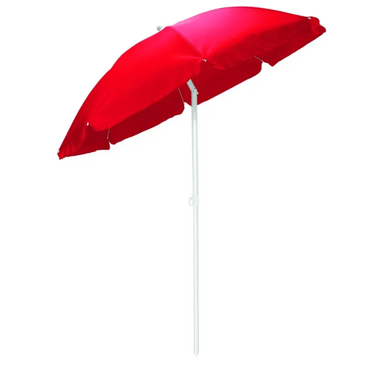 5.5 ft. Portable Beach Umbrella, Red