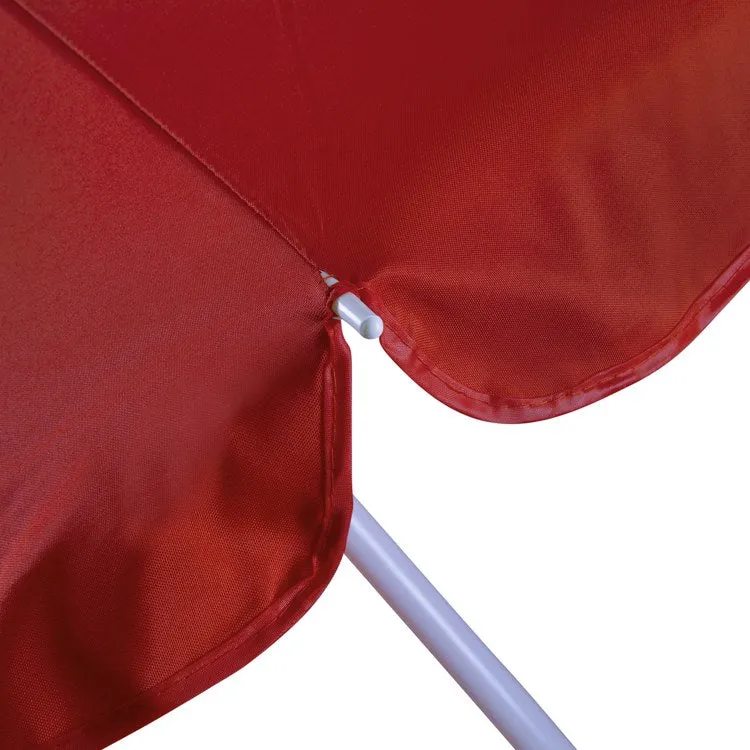 5.5 ft. Portable Beach Umbrella, Red