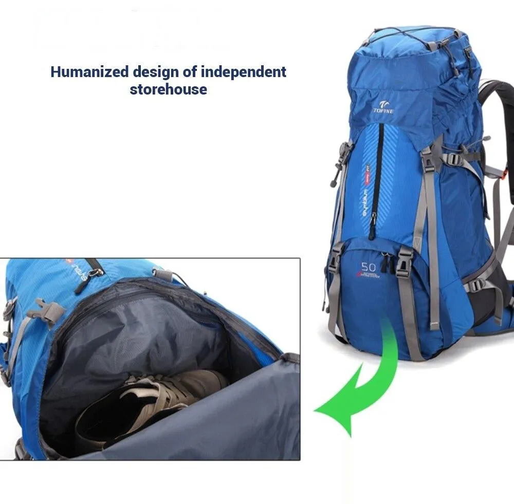 60L Large Capacity Outdoor Camping Hiking Trekking Backpack