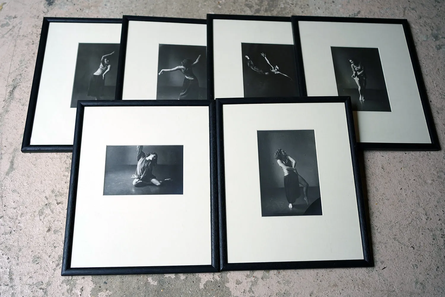 A Group of Six Original Early 20thC Gelatin Silver Photographs of Expressive Dance c.1925-35