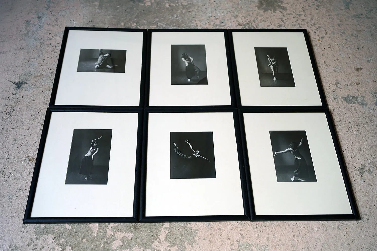 A Group of Six Original Early 20thC Gelatin Silver Photographs of Expressive Dance c.1925-35