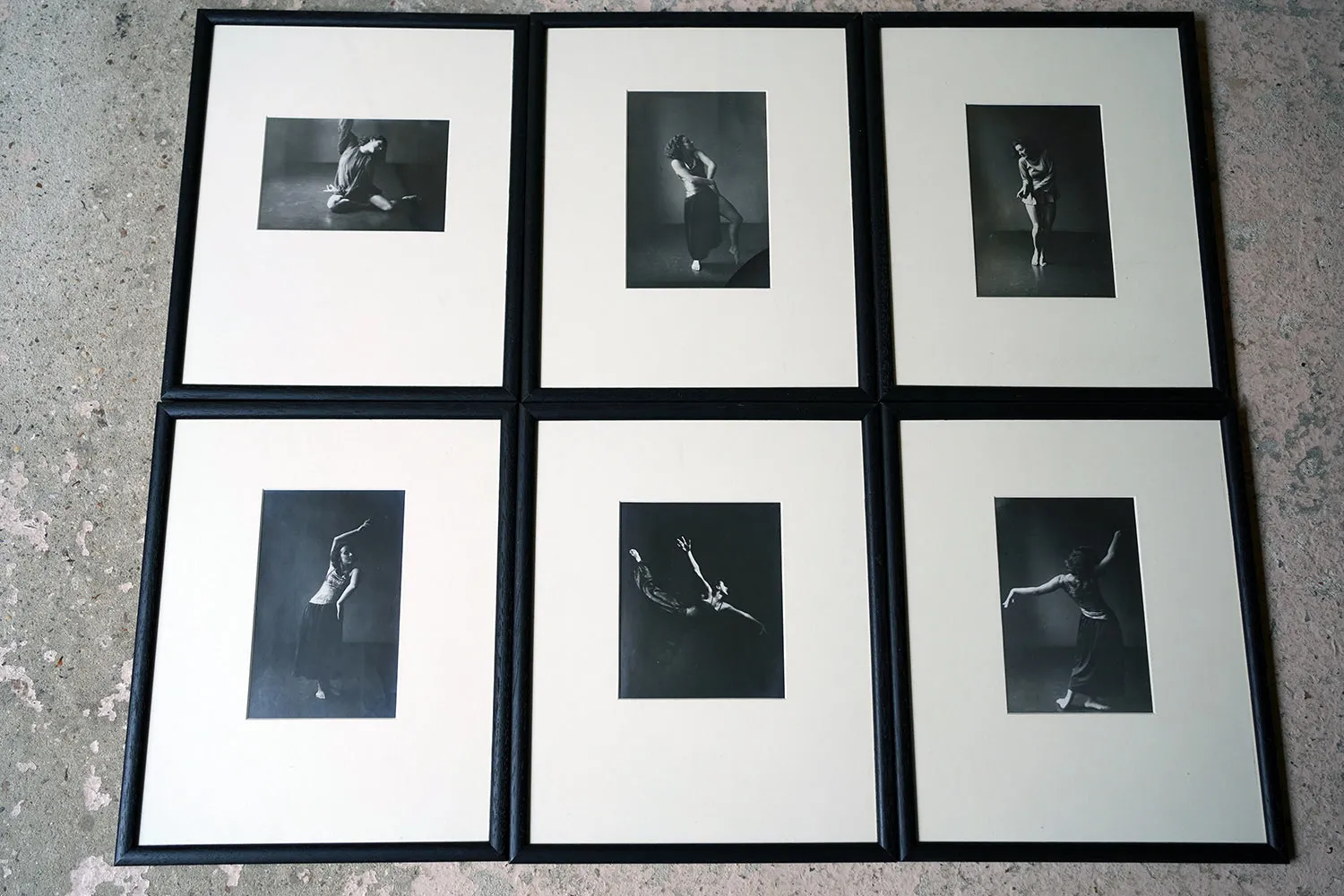 A Group of Six Original Early 20thC Gelatin Silver Photographs of Expressive Dance c.1925-35