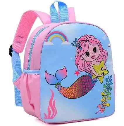 Adorable Dinosaur Cartoon Kids Backpack - Waterproof School Bag for Kindergarten and Primary Students