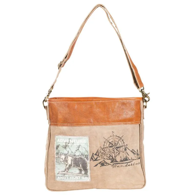 Adventure is Calling Shoulder Bag