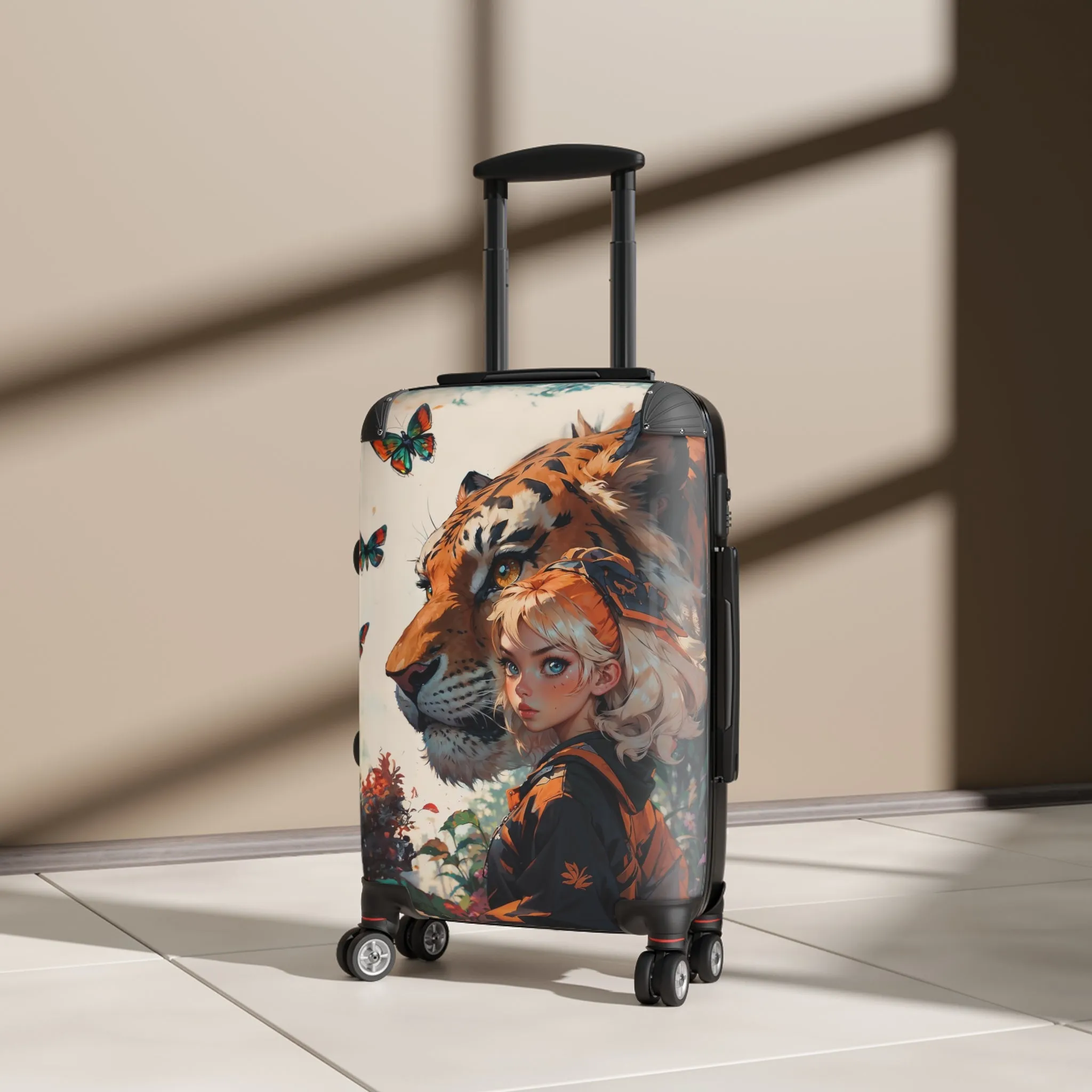 Adventurous Tiger Suitcase | Travel Luggage for Animal Lovers