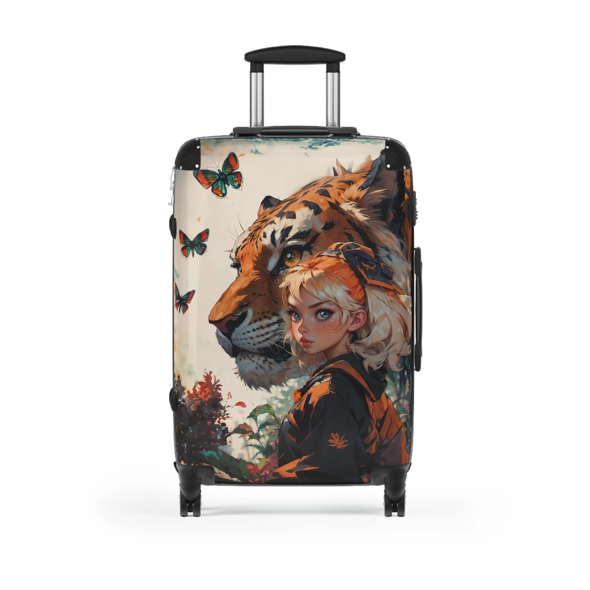 Adventurous Tiger Suitcase | Travel Luggage for Animal Lovers