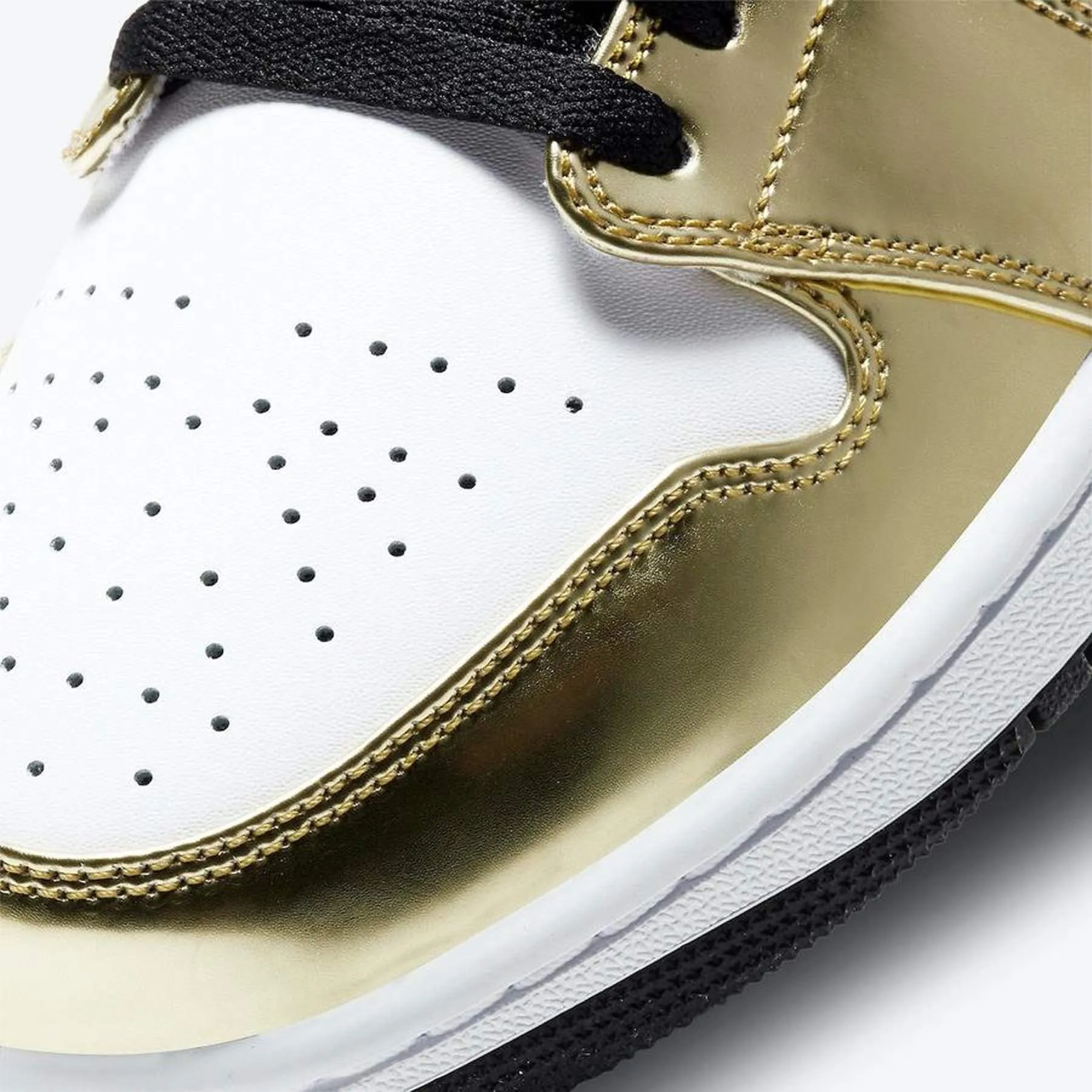 Air Jordan 1 Mid SE GS 'Metallic Gold'