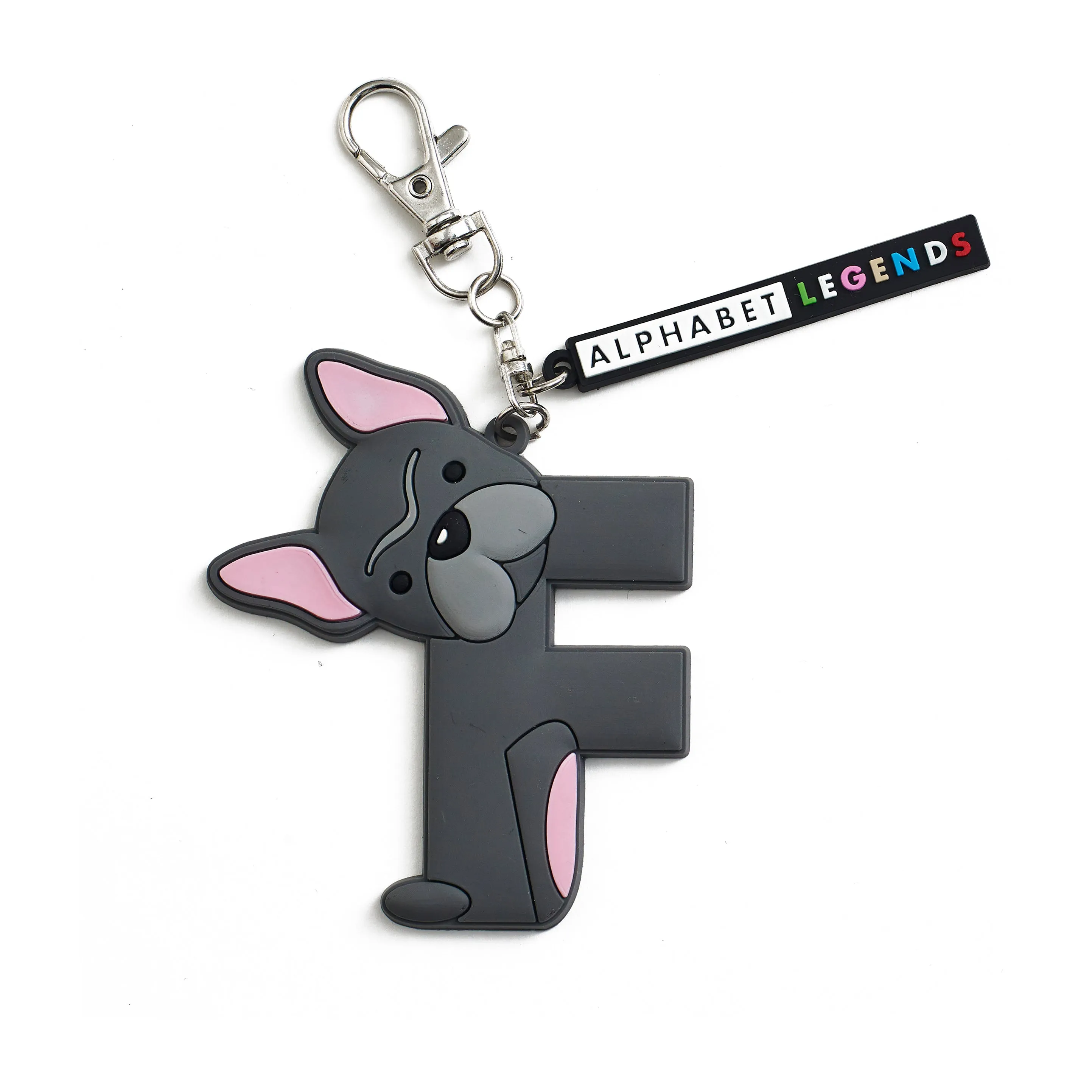 Alphabet Legends Scented French Bulldog Keyring