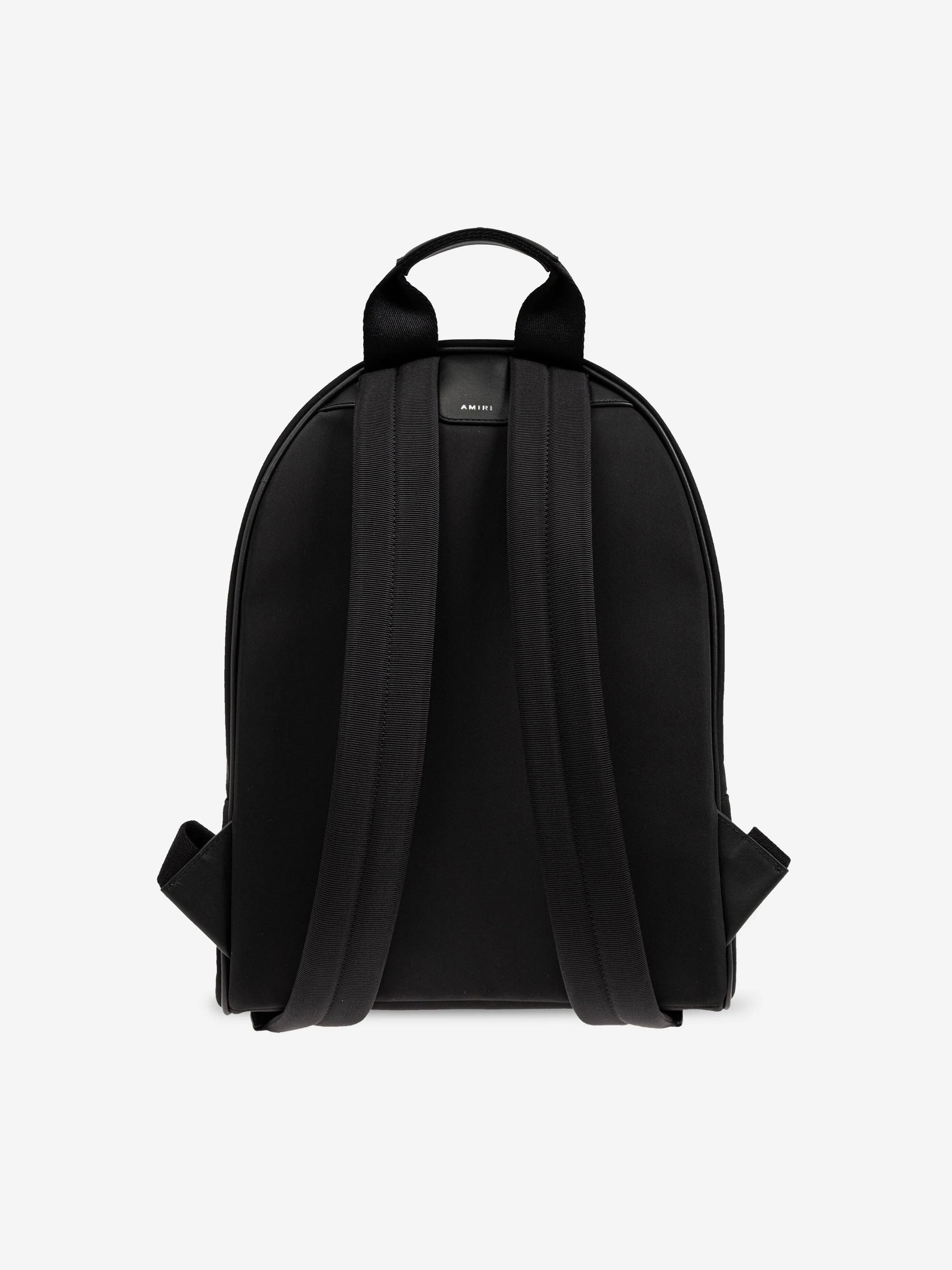 Amiri Kids Bones Stacked Backpack in Black (37cm)