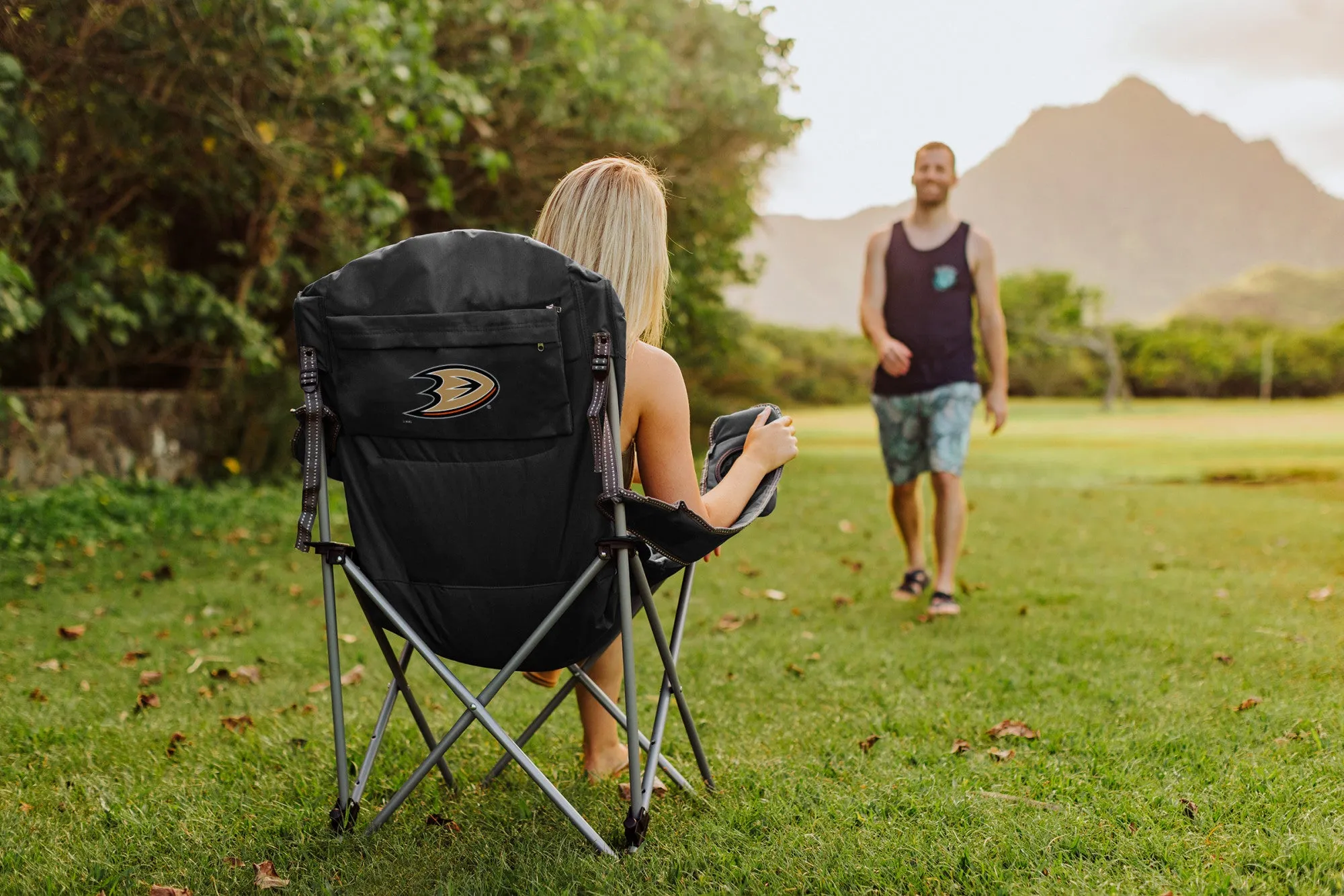 Anaheim Ducks - Reclining Camp Chair