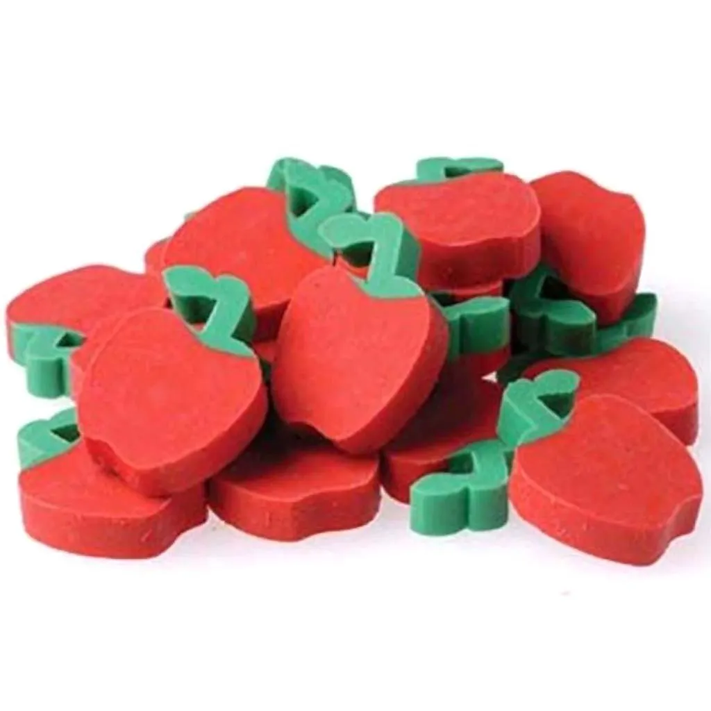 Apple Erasers