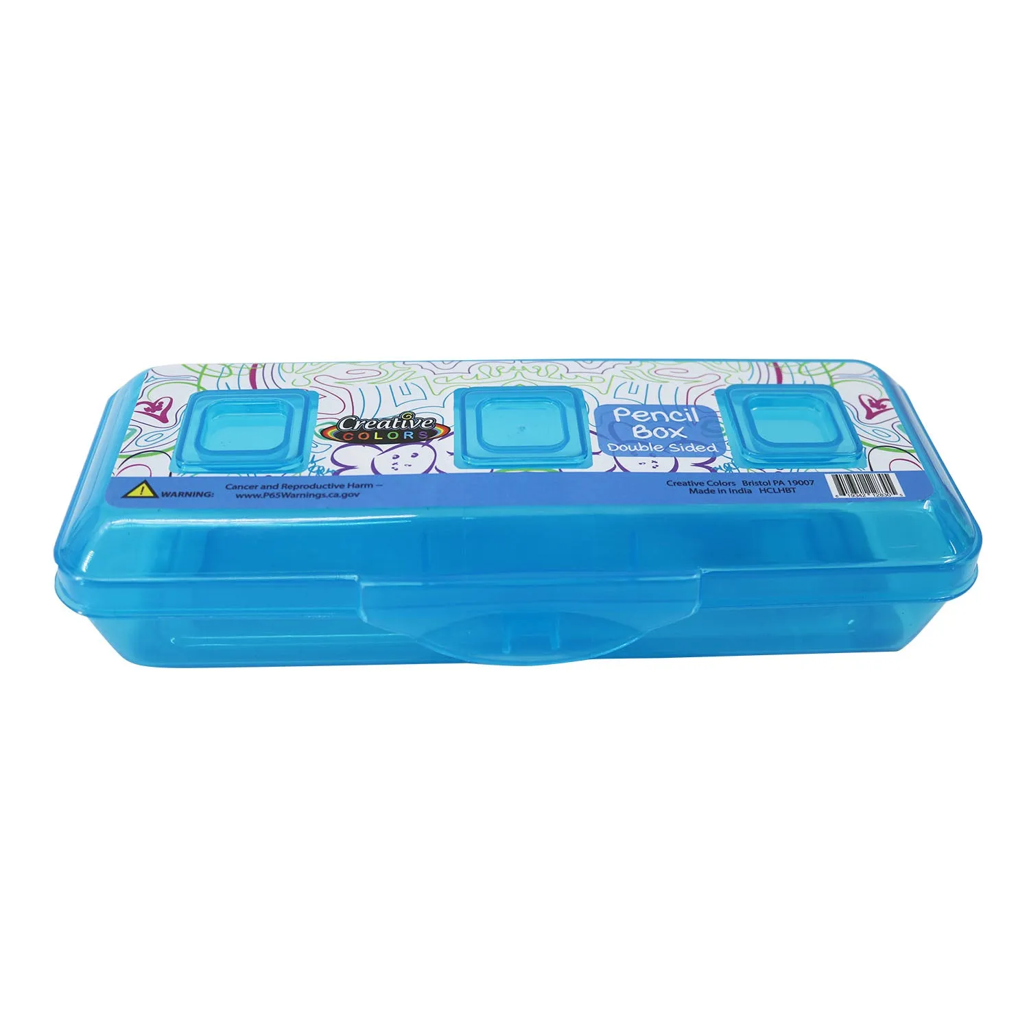 Assorted Color Pencil Boxes - Bulk School Supplies Wholesale Case of 48 Pencil Boxes