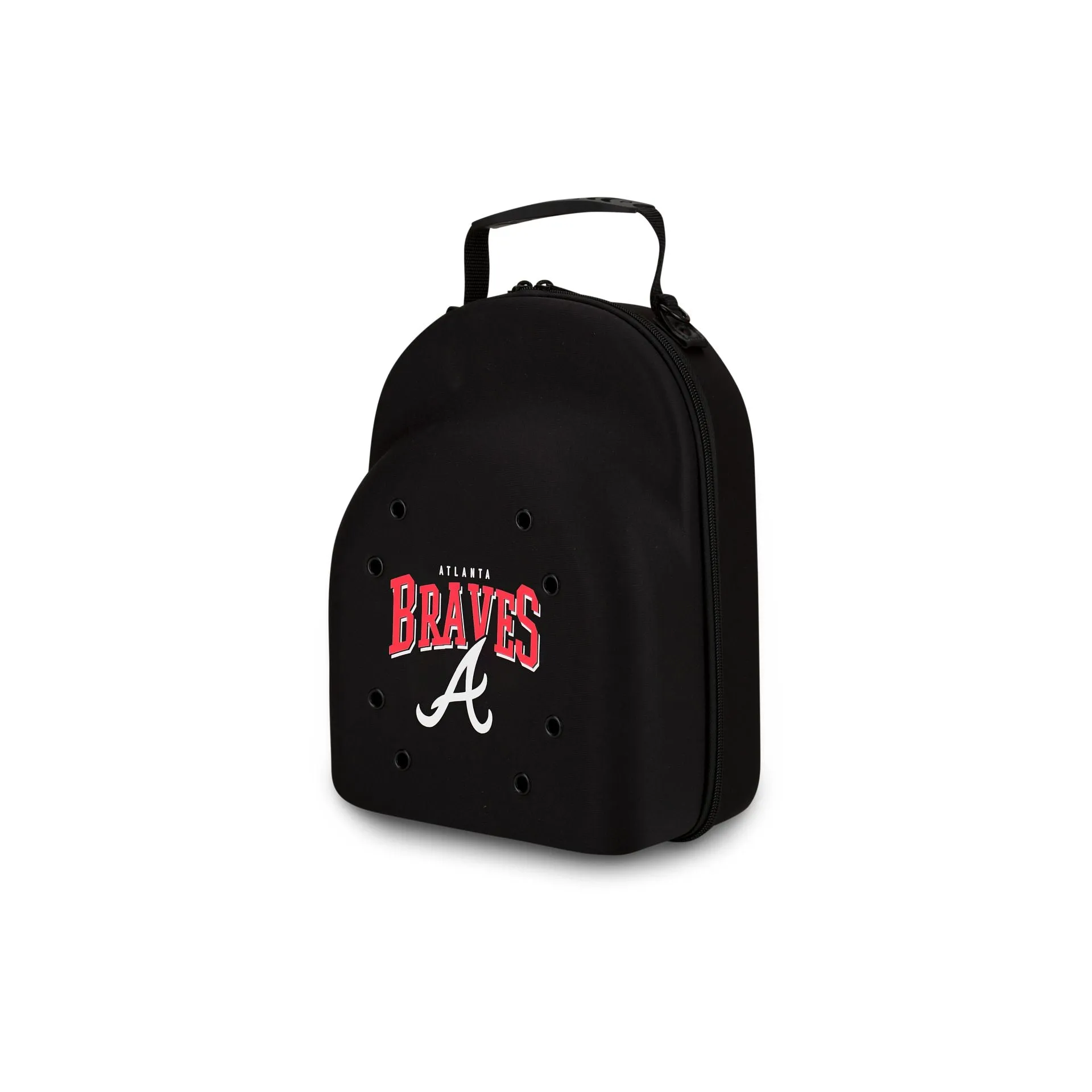 Atlanta Braves Old School Script Black 6 Pack Cap Carrier