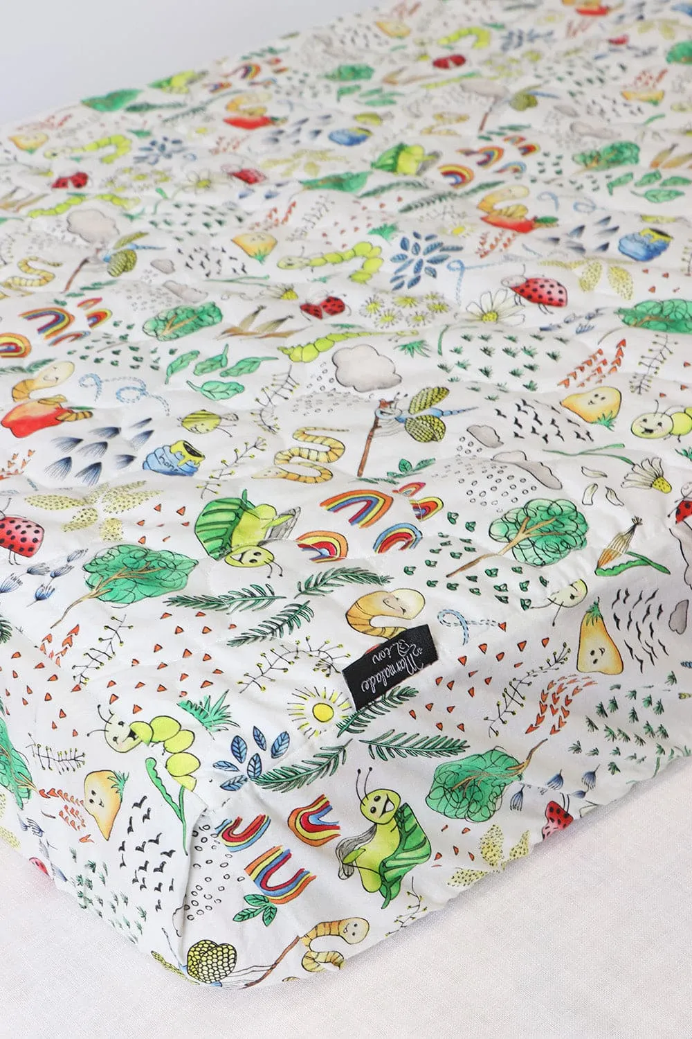 Baby Cot Sheet - Little Creatures Expect-A-Spill Sheets