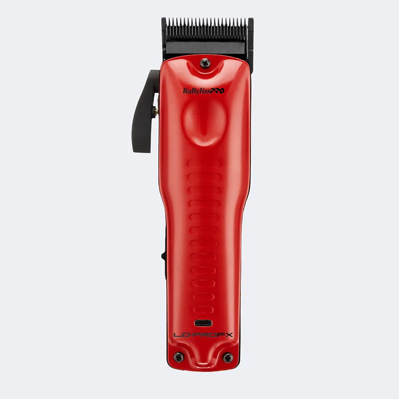 BaByliss PRO - Lo-PROFX Clipper, Influencer Special Edition, Red