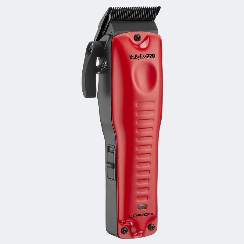 BaByliss PRO - Lo-PROFX Clipper, Influencer Special Edition, Red