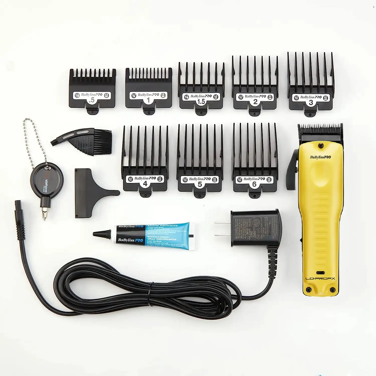 BaByliss PRO - Lo-PROFX Clipper, Influencer Special Edition, Yellow