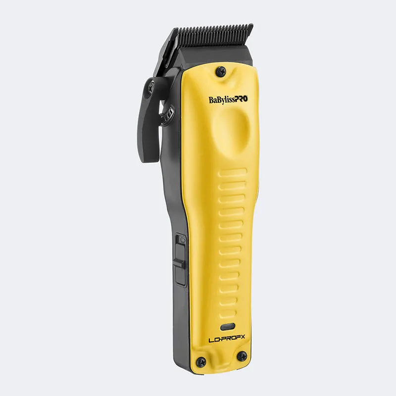 BaByliss PRO - Lo-PROFX Clipper, Influencer Special Edition, Yellow