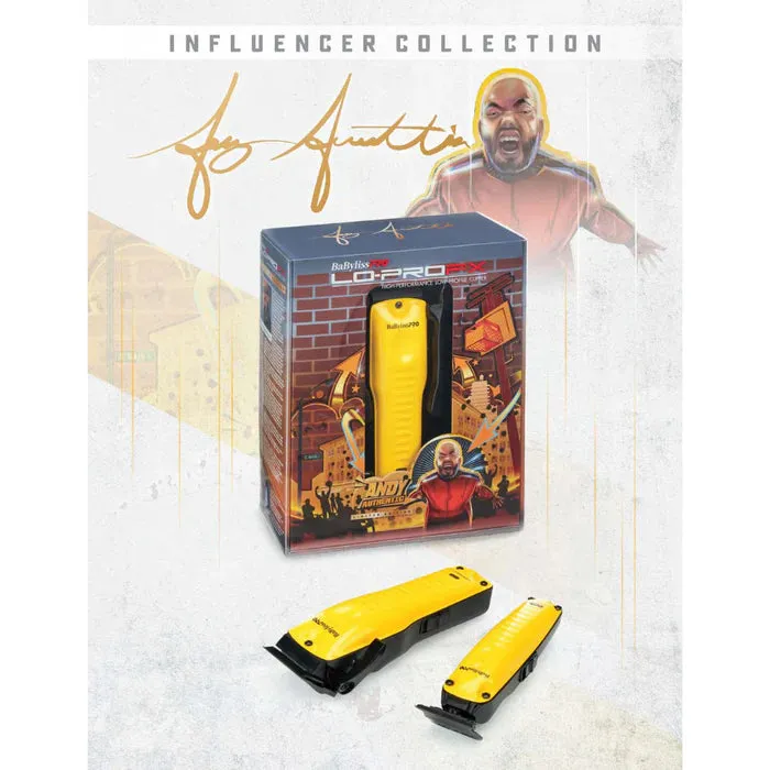 BaByliss PRO - Lo-PROFX Clipper, Influencer Special Edition, Yellow