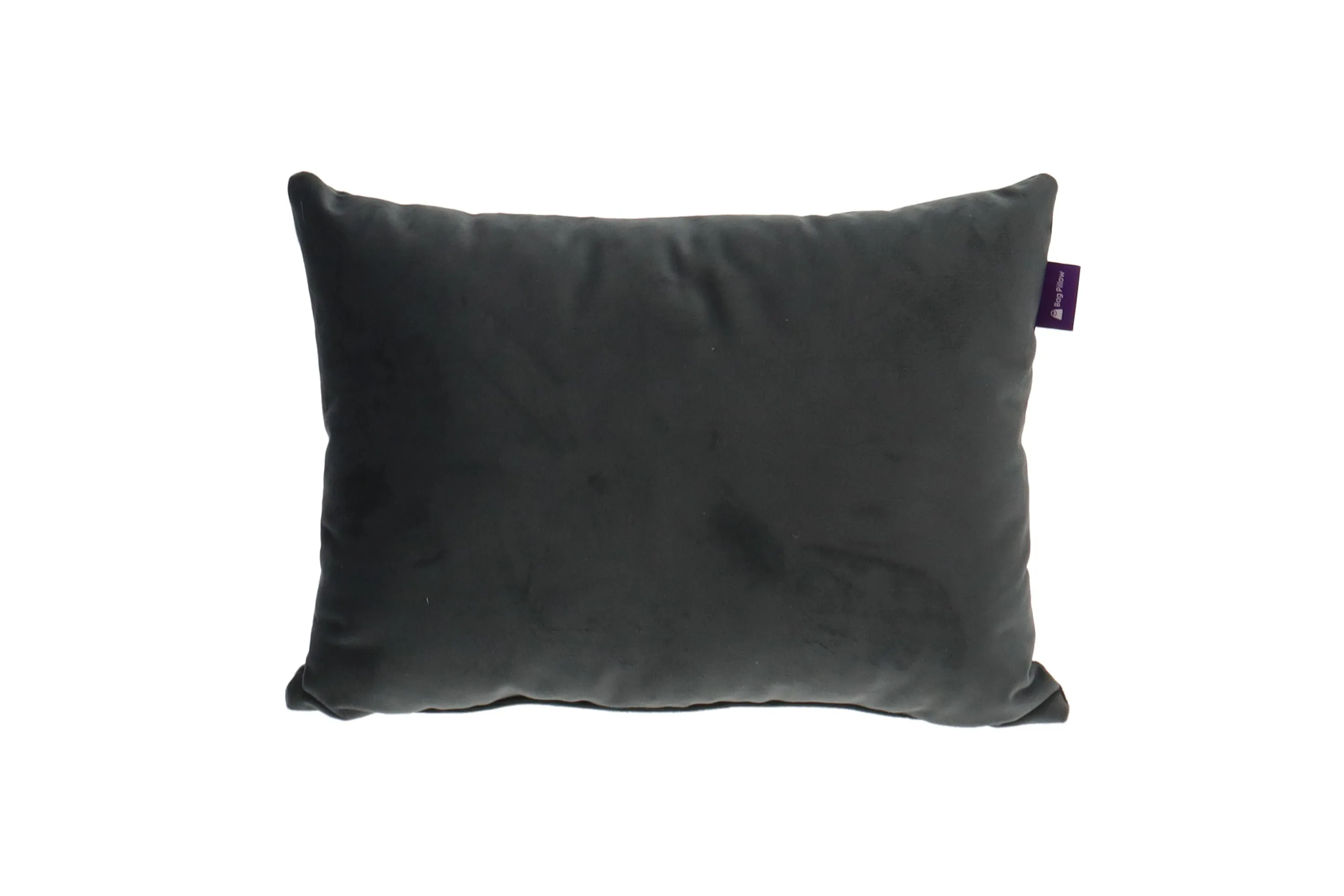 Bag Pillow Grey Velvet Combined Large