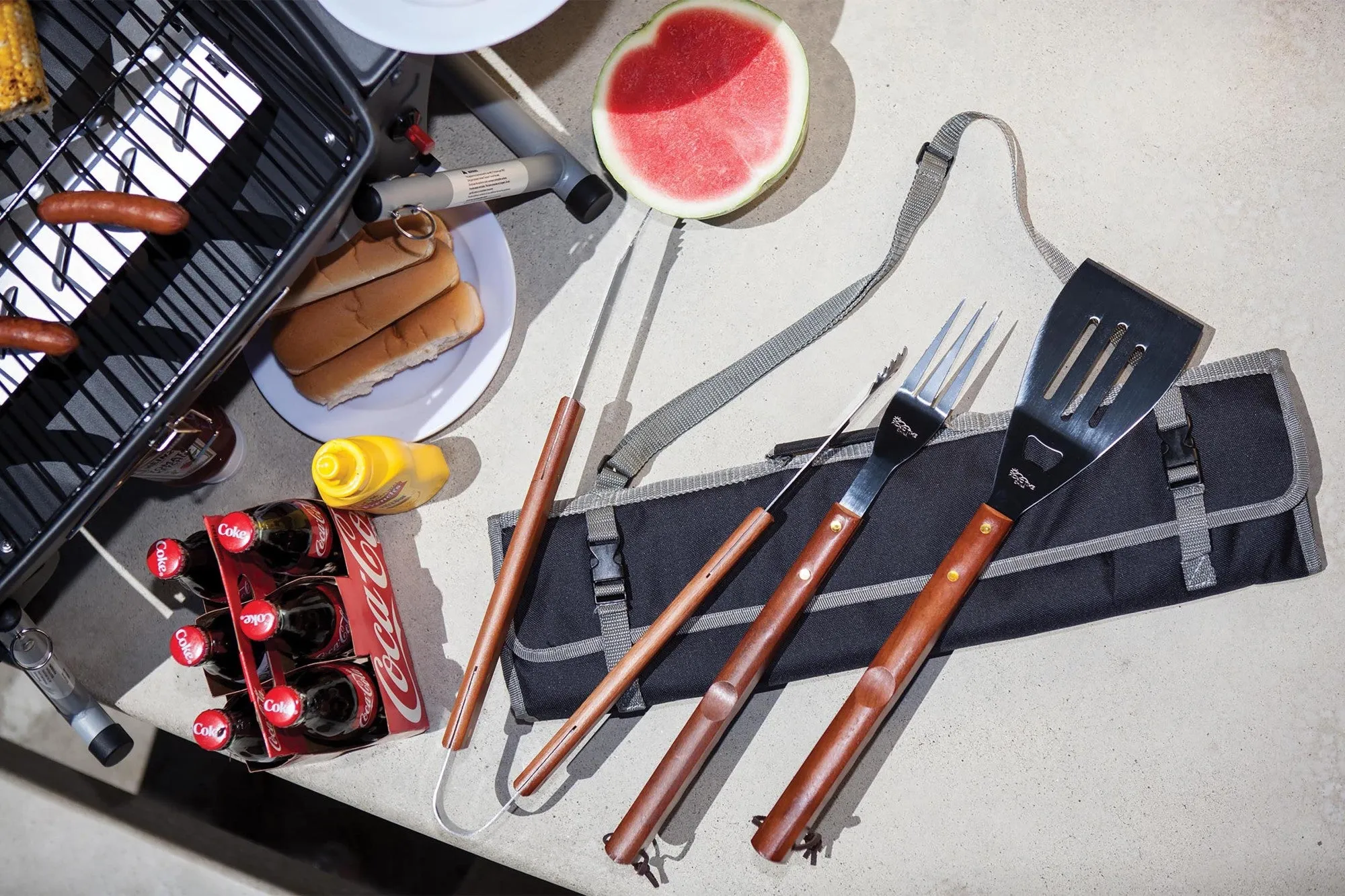 Baylor Bears - 3-Piece BBQ Tote & Grill Set