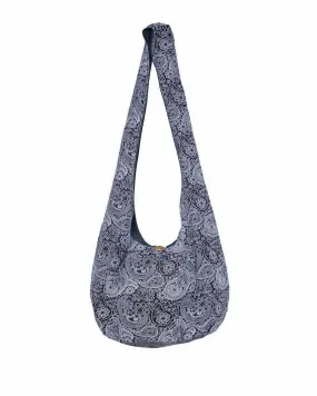 Black and Grey Sling Handbag