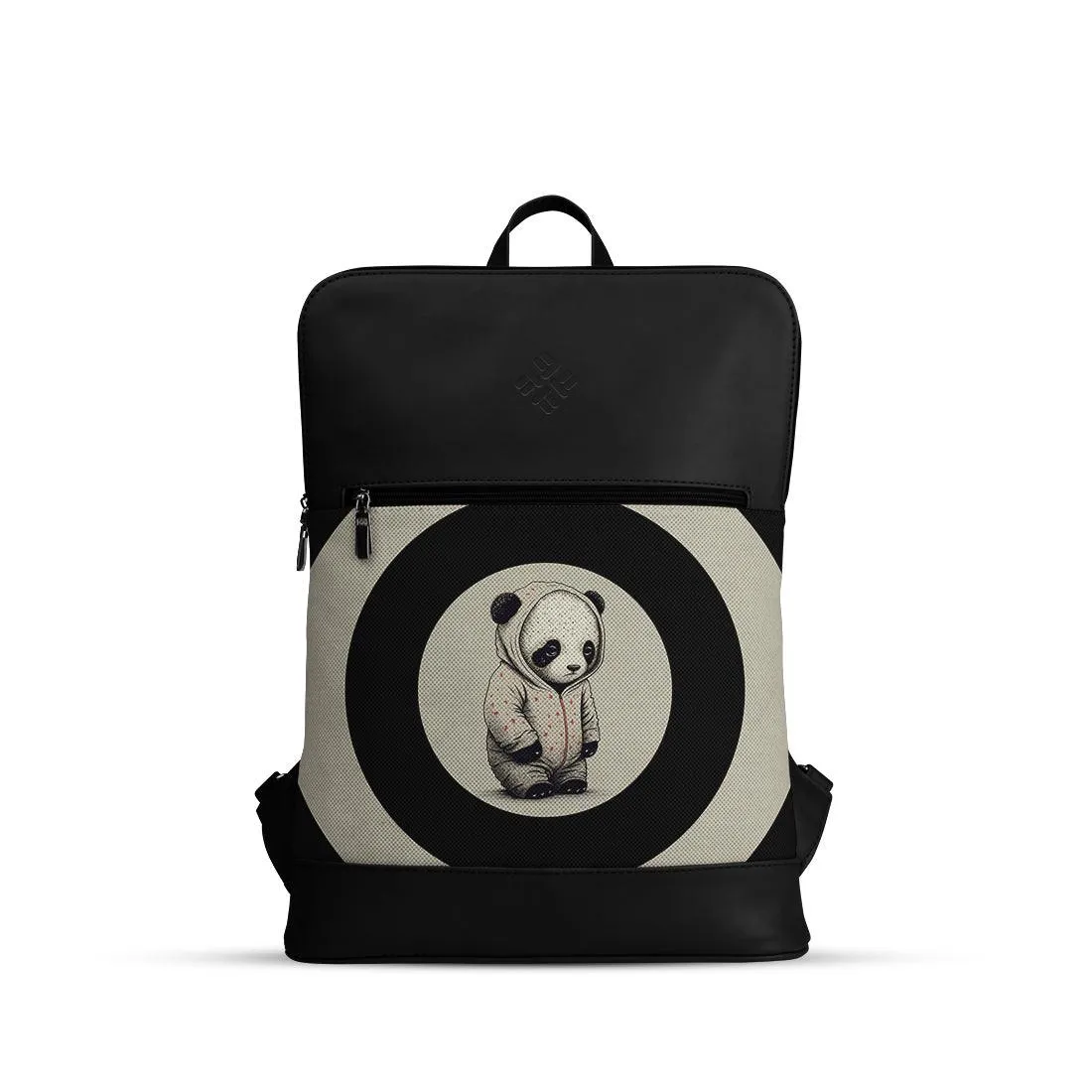 Black Orbit Laptop Backpack Baby Panda