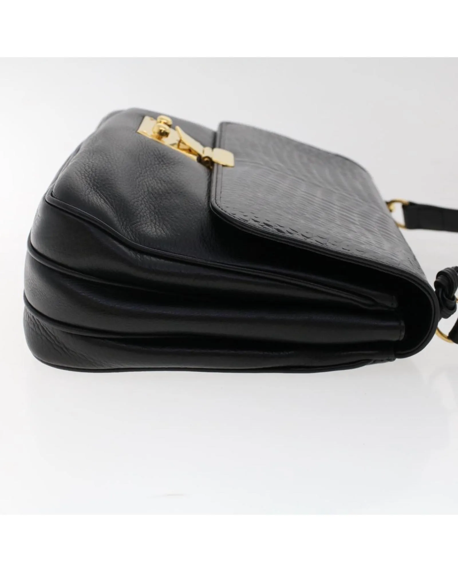 Black Patent Leather Shoulder Bag