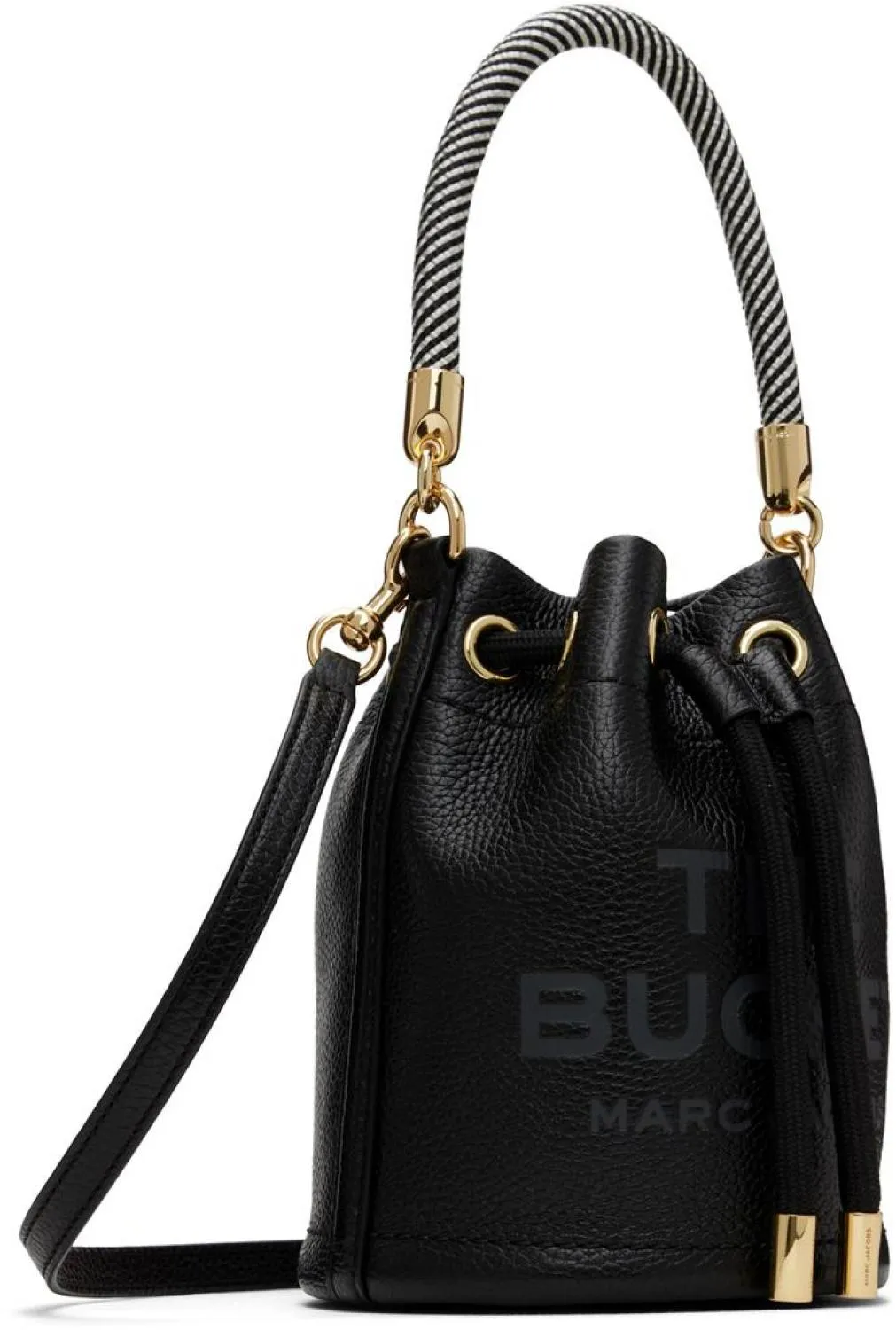 Black 'The Leather Mini Bucket' Bag