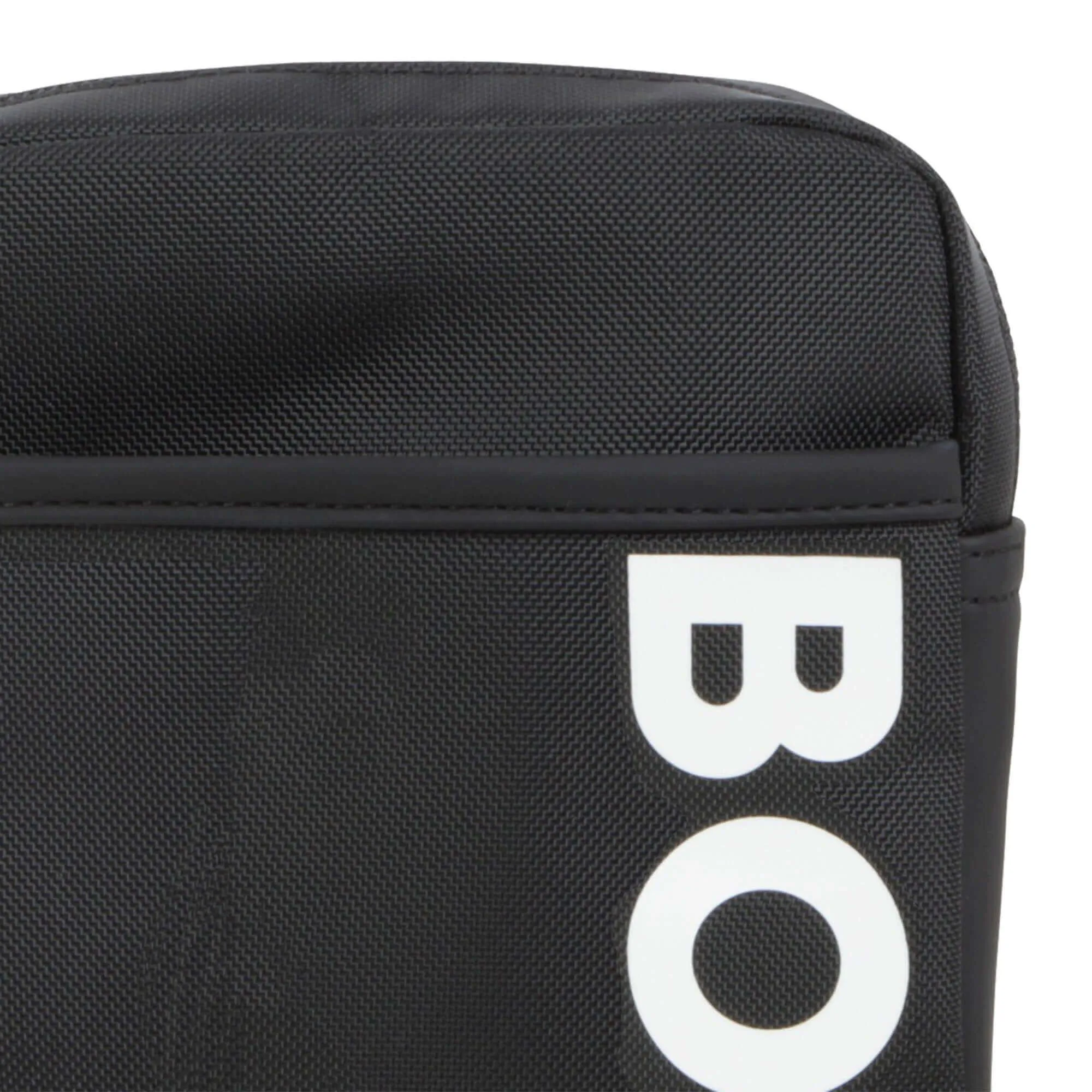 Boys Black Logo Shoulder Bag