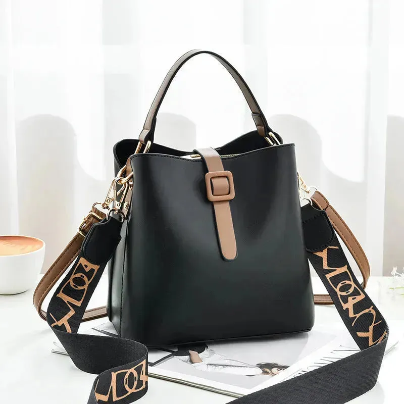 Bucket Bag Fashion Shoulder Bag Cross-body Female Handbag