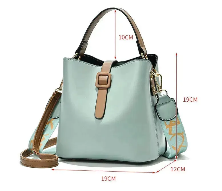 Bucket Bag Fashion Shoulder Bag Cross-body Female Handbag