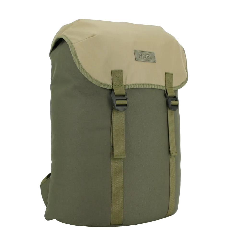 Cafe Backpack with G-hook - Khaki & Beige